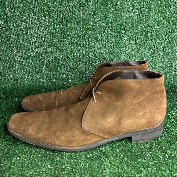 Ermenegildo Zegna Brown Suede Chukka Boots Size‎ US 11 main image 8